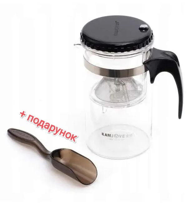Чайник заварочный типод с кнопкой Гунфу Kamjove