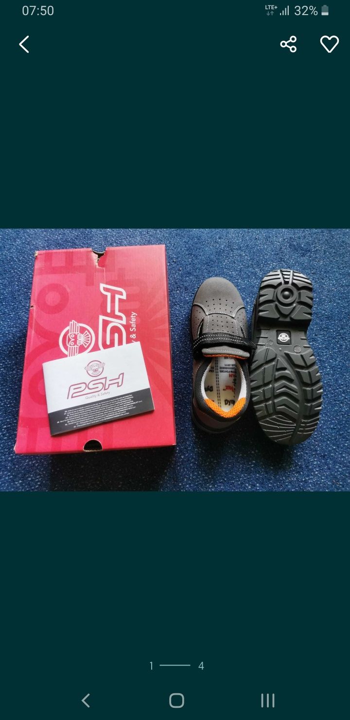 buty robocze PSH Light SM325 r.41 normy: ISO S1P SRC EN20345
