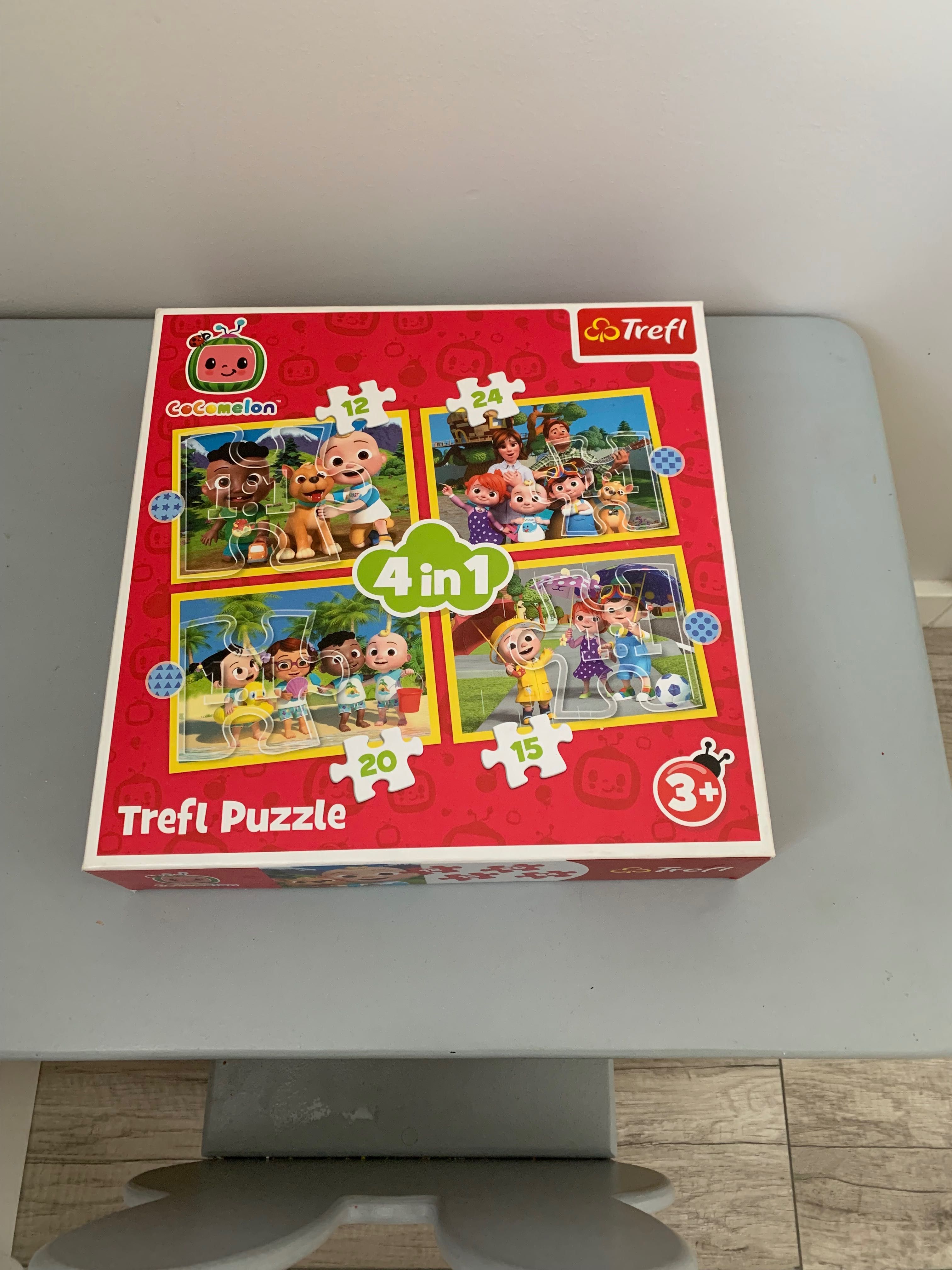 Stolik i krzesełko dziecięce gratis puzzle