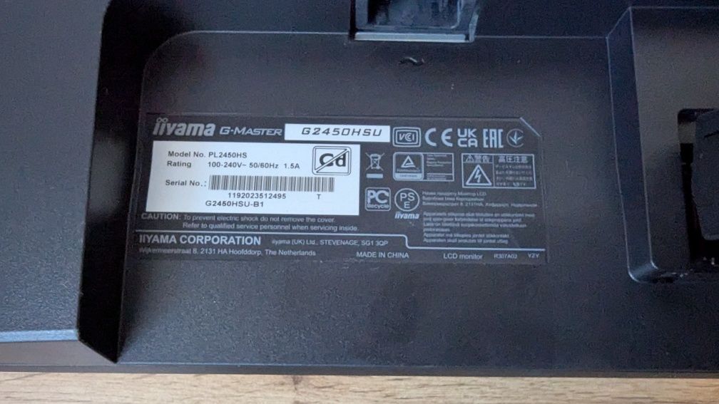 Monitor uszkodzony IIYAMA