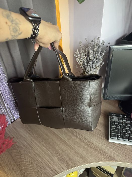 Сумка шоколадного кольору