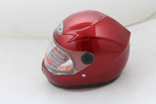 kask dziecięcy czerwony dla dzieci na motor rower skuter na quada tani