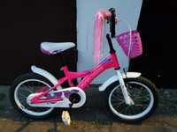 Rower dziewczęcy Kross Lilly 16" różowy
