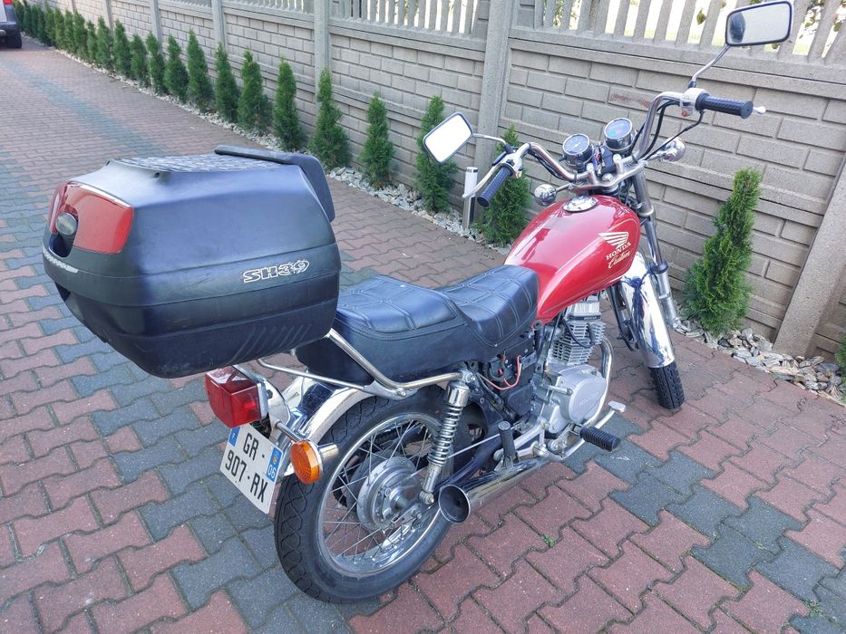 Honda Custom CM 125 w oryginale 1999rok kufer nowa opona