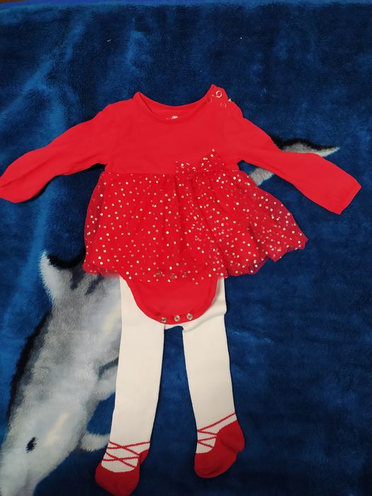 Sukieneczka+ rajstopy świąteczne