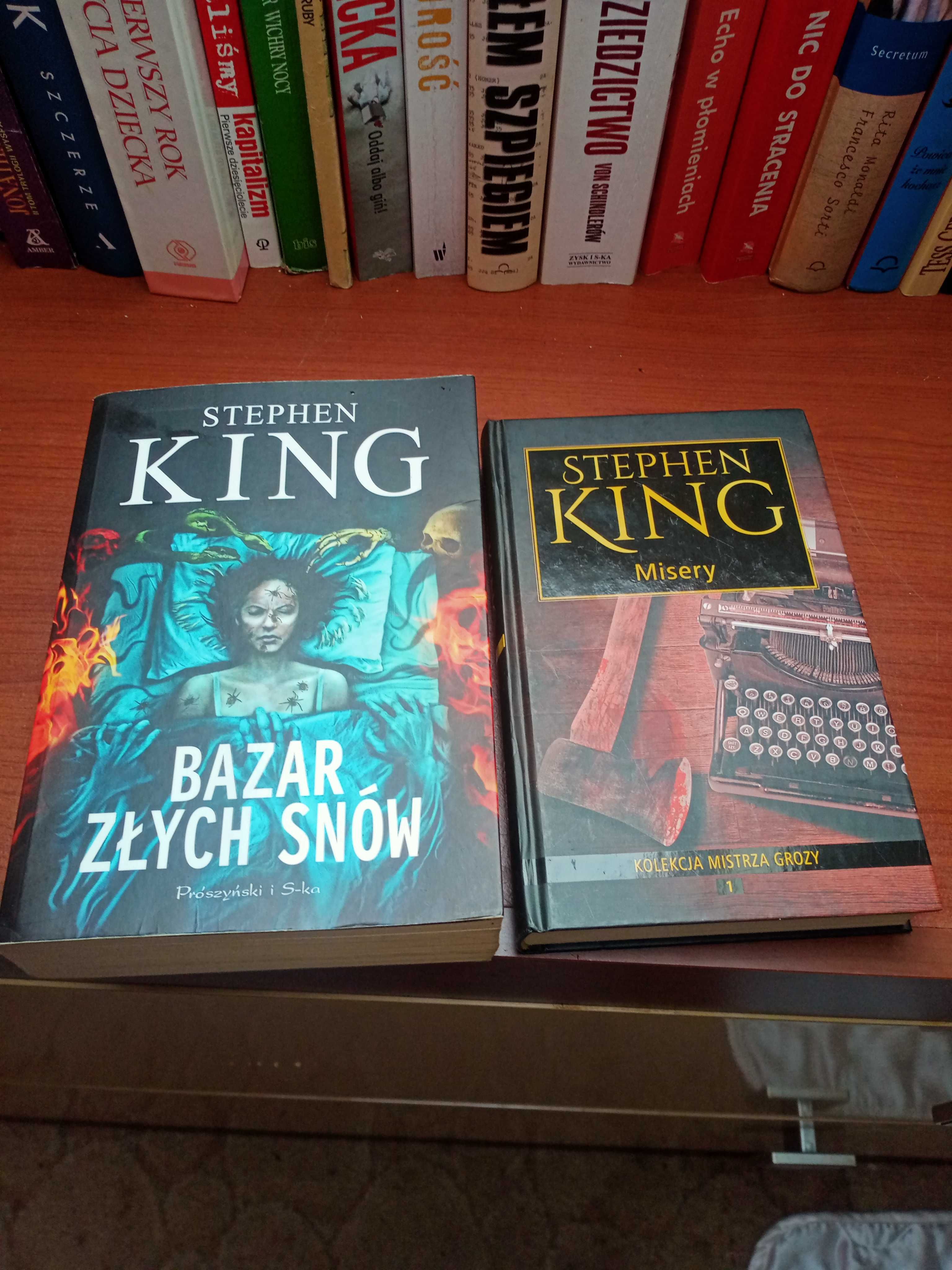 Sprzedam książki Stephena Kinga 50 zł za 2 sztuki