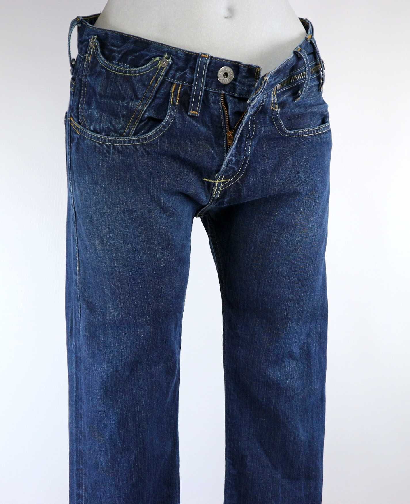 Levis 504 spodnie jeansy W30 L32 pas 2 x 39 cm