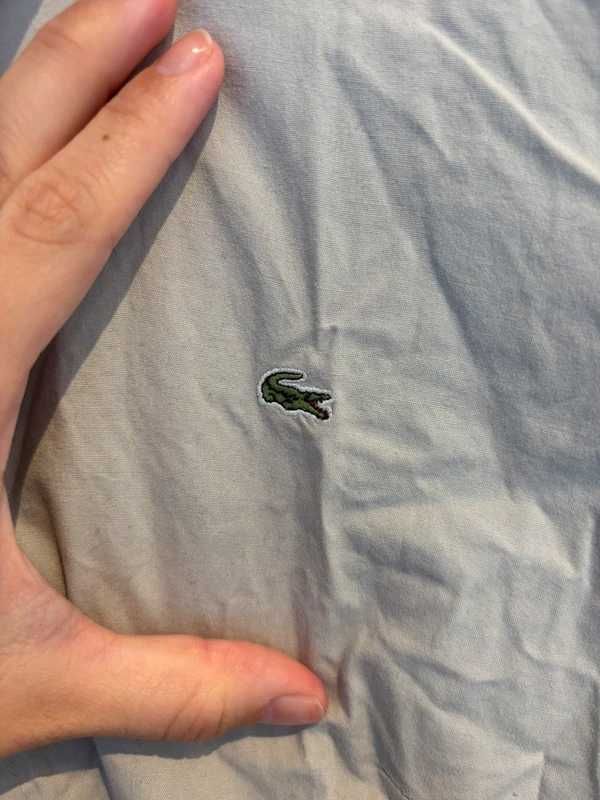 Camisa Lacoste cinzento claro