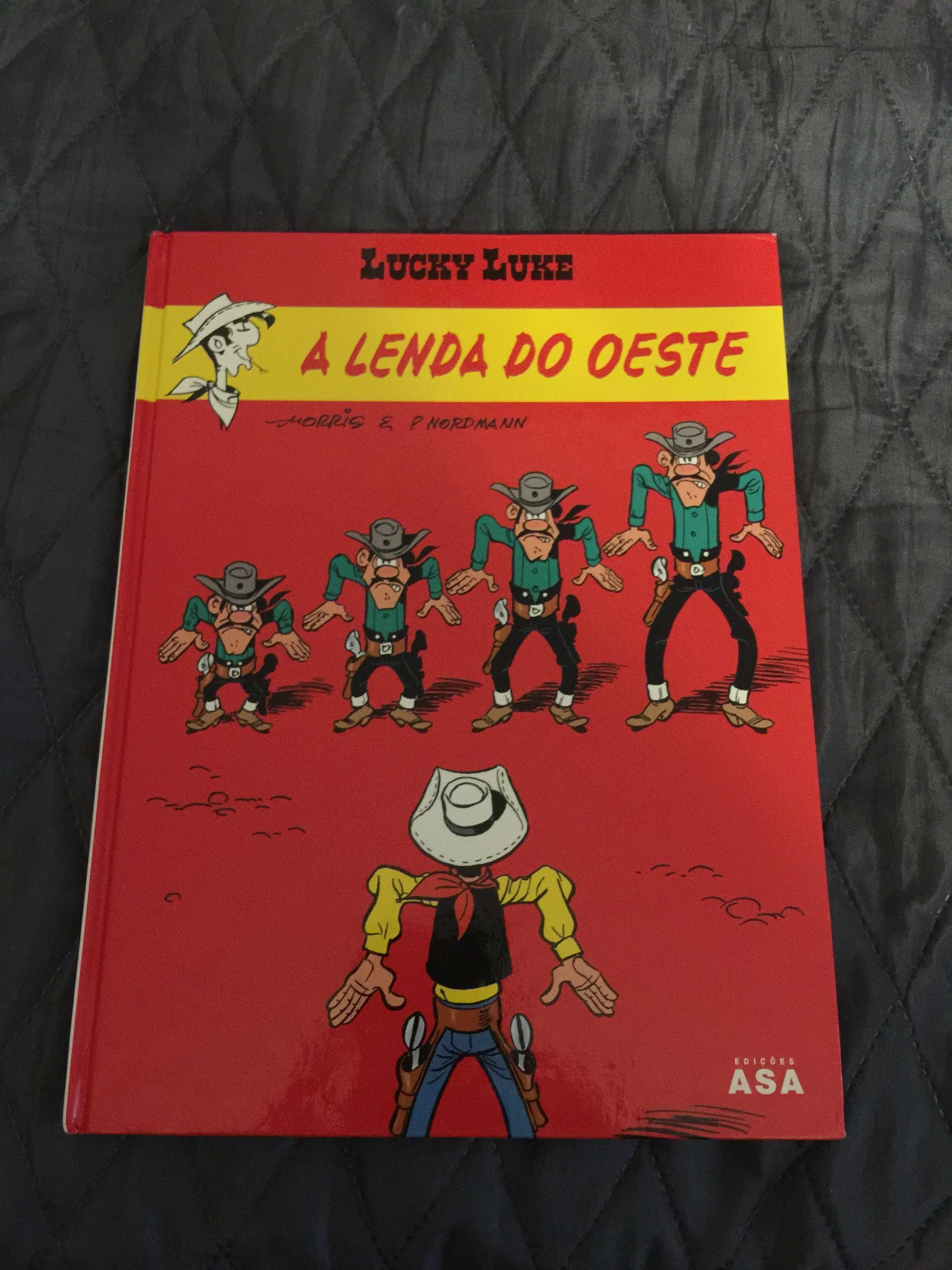 Lucky Luke - (A Lenda do Oeste) - Capa dura / formato grande / Asa