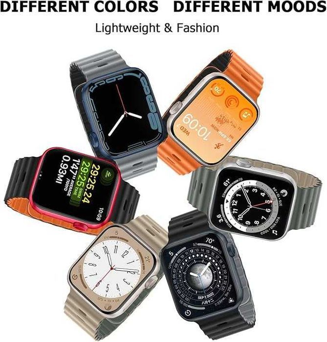 Anlinser Silikonowy sportowy pasek  do zegarka Apple Watch 41mm