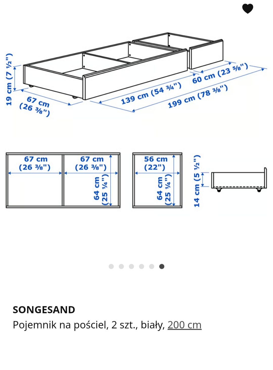 Pojemnik na pościel Ikea