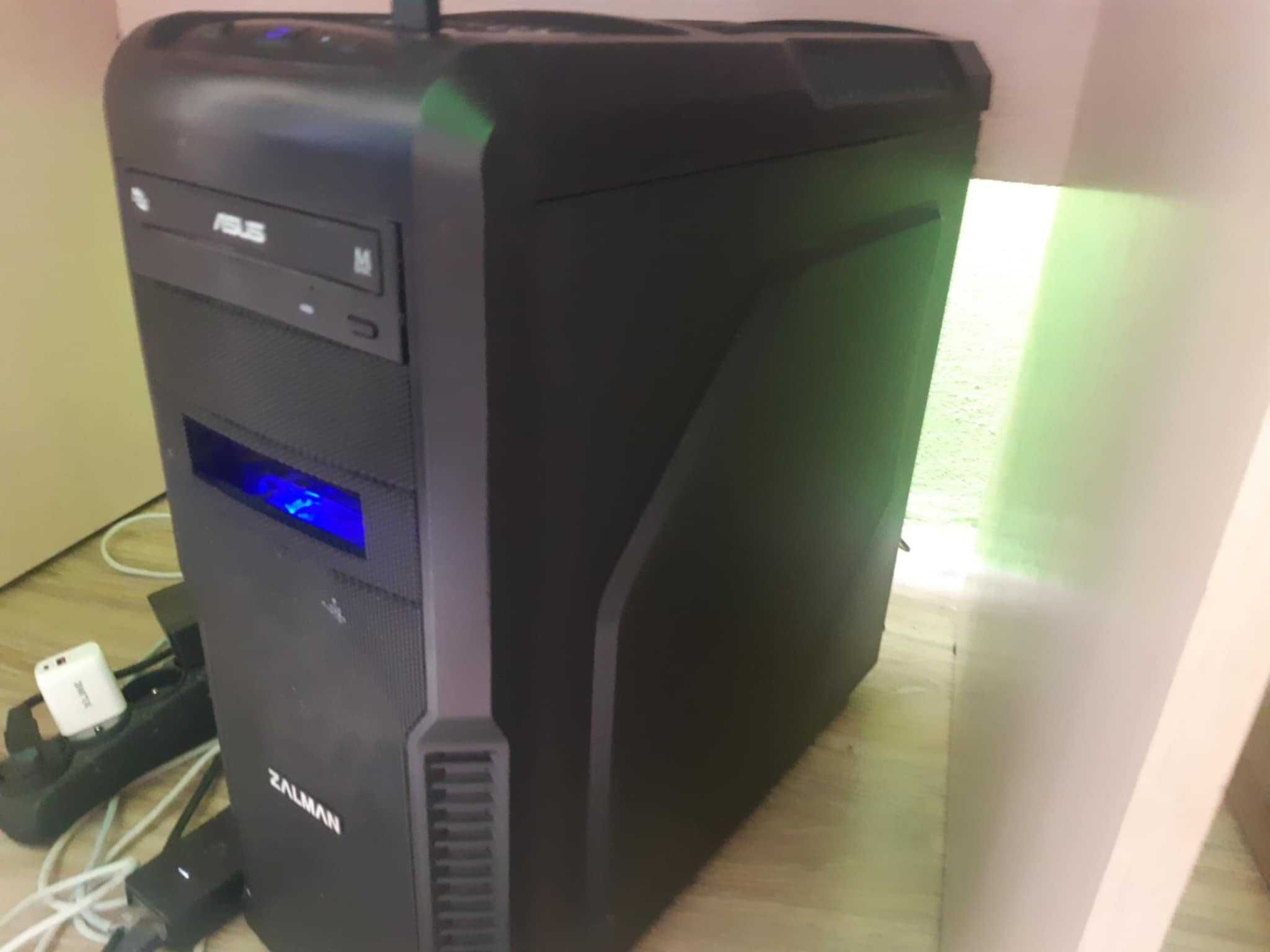 Komputer gamingowy (1050Ti 4GB / i5 7600-k 3,8 GHz / 500 GB SSD/600 W)