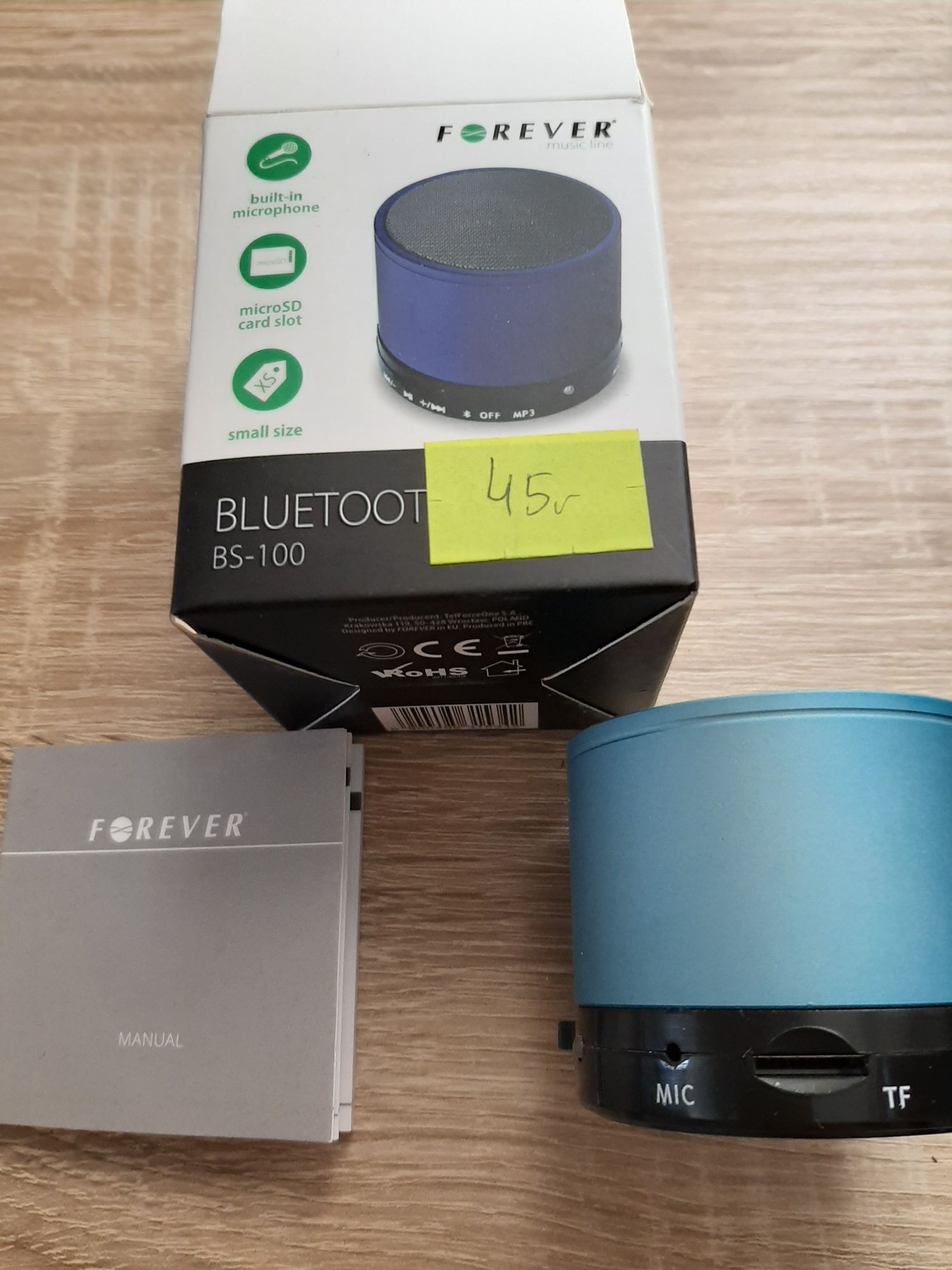 Głośnik Bluetooth BS-100 Forever