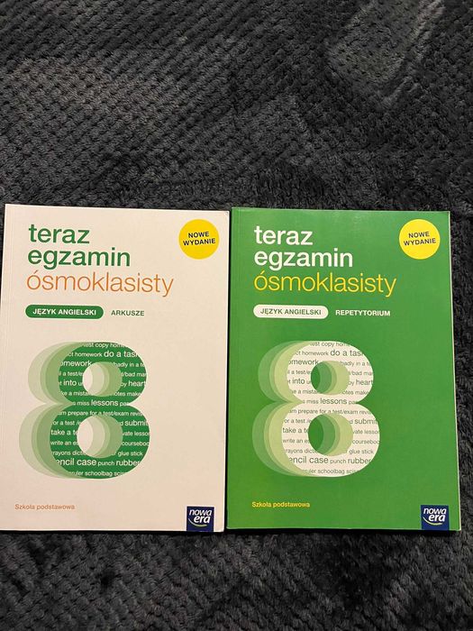 Książki przygotowywujące do egzaminu 8 klasisty