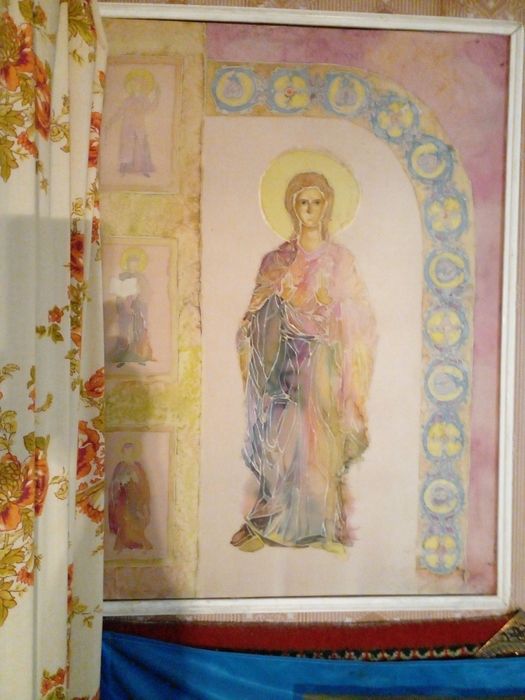 Картина-витраж "Святая" и "Я красавица"