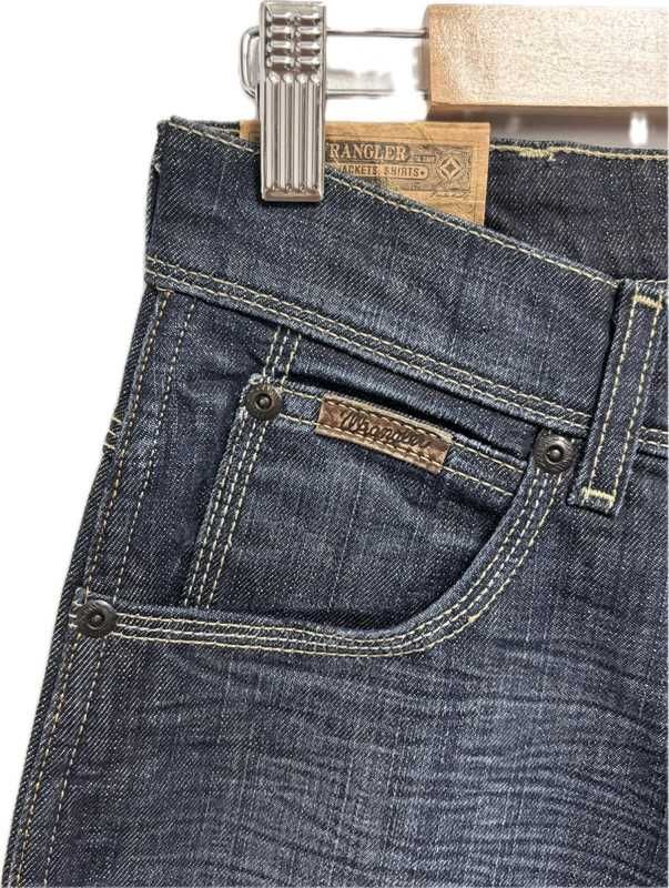 Wrangler Texas Stretch W30 L34 męskie niebieskie jeansy