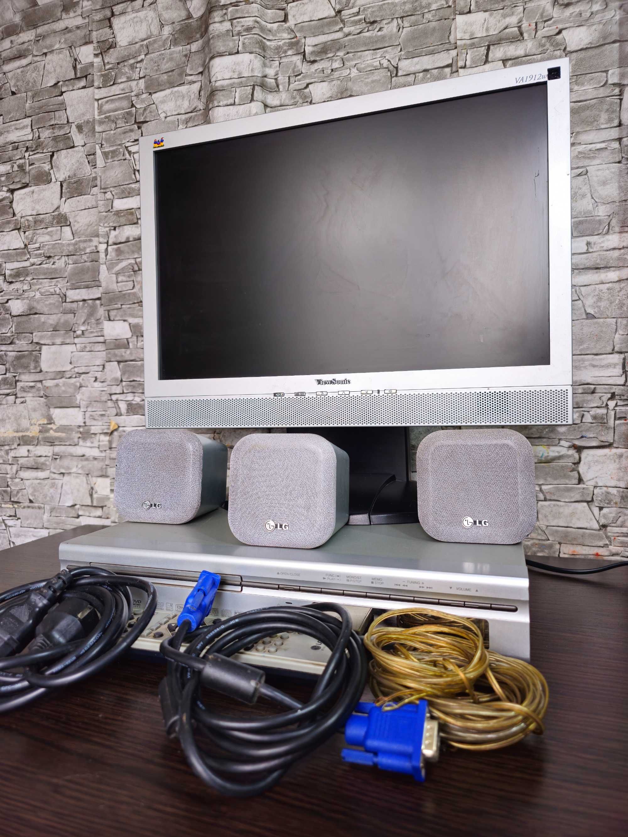 Монитор Viewsonic VA1912w 19 дюймов + ПодарОК Домашний Кинотеатр!