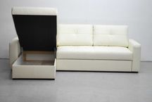FAB skóra naturalna MADRAS narożnik z funkcja spania 1018 POJEMNIK