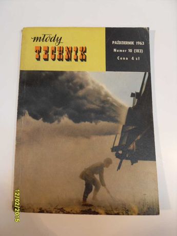 Miesięcznik ''MŁODY TECHNIK'' rocznik 1963 historia techniki
