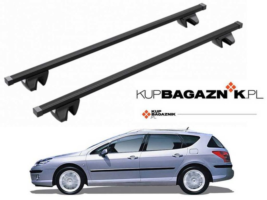 Bagażnik dachowy PEUGEOT 407 SW kombi bazowy belki relingi bagażniki