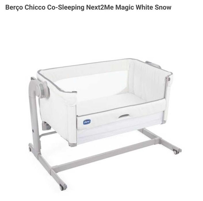 Chicco Berço Co-Sleeping Next2Me Magic White Snow