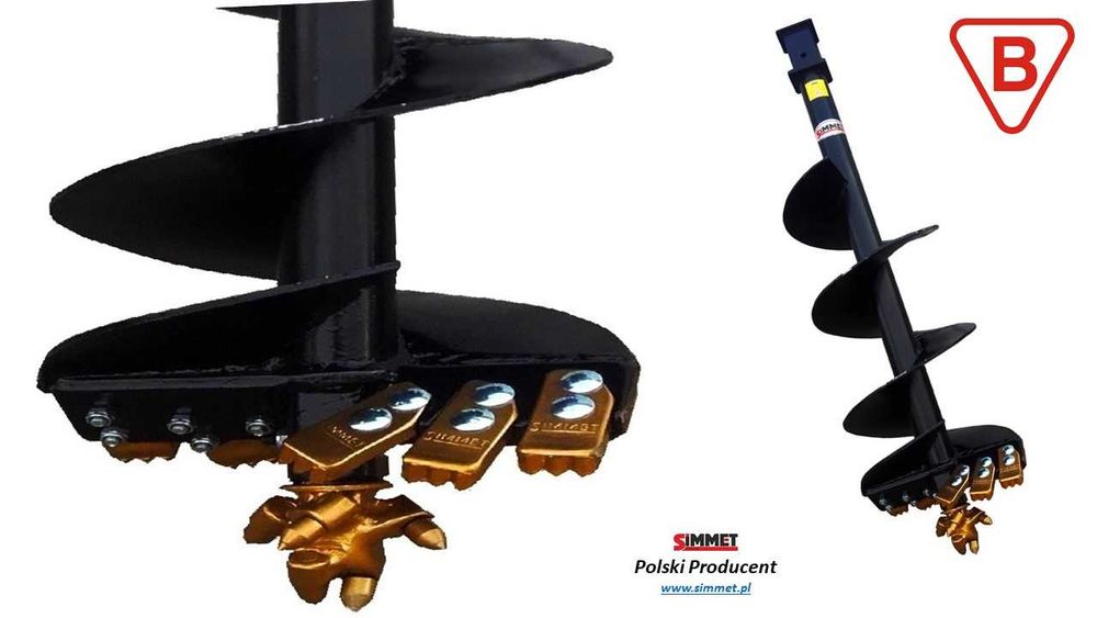 Wiertło glebowe widiowe Simmet® fi 450 mm , Wiertnica hydrauliczna