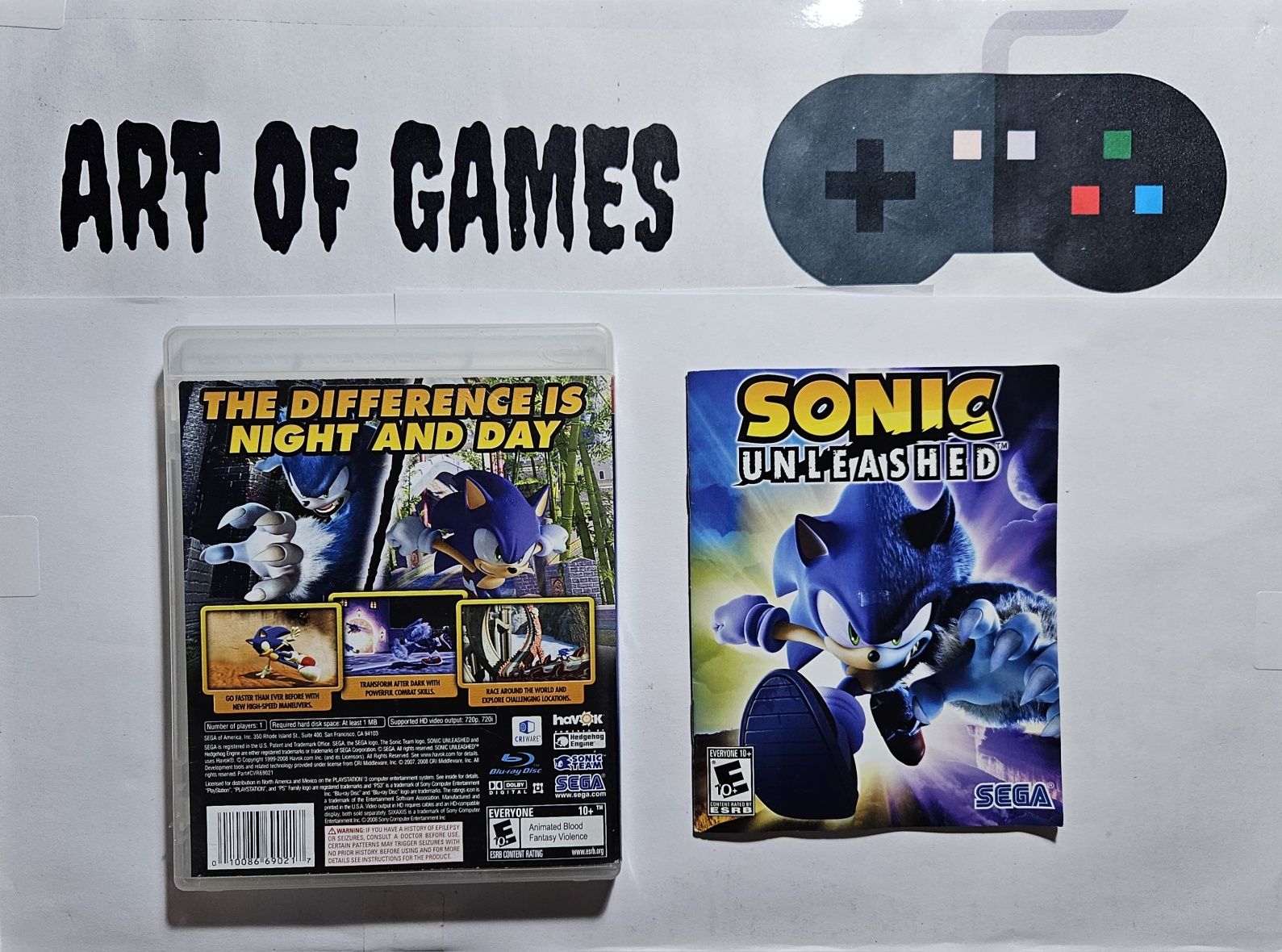 Gra Sonic Unleashed Ps3 Playstation 3