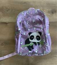Plecak  fioletowy z pandą