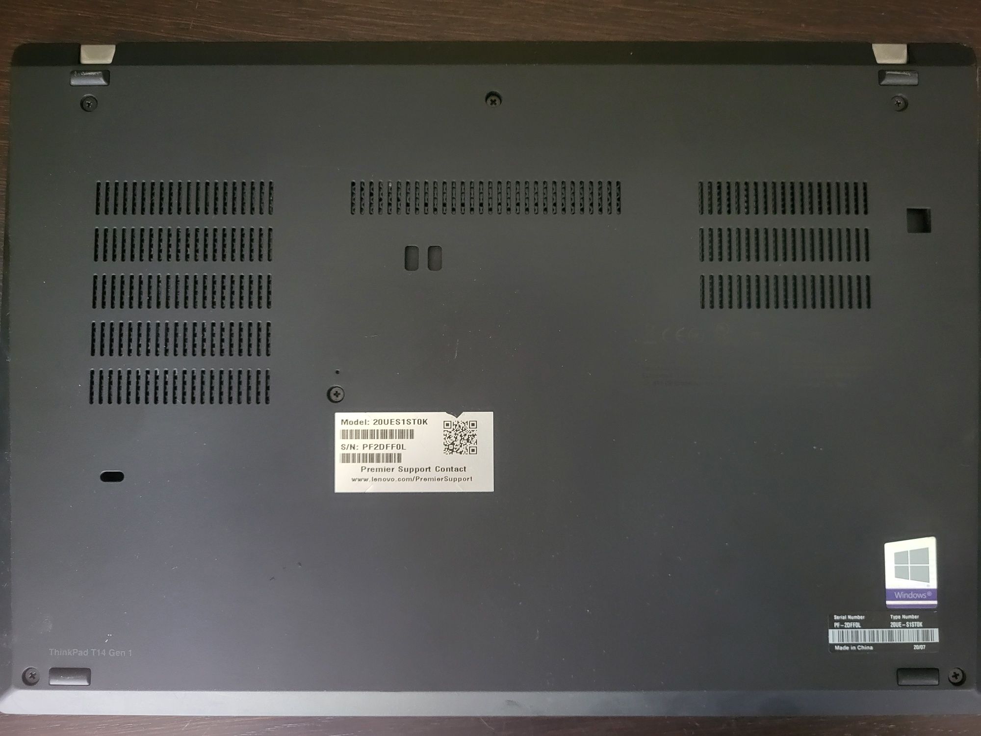 ThinkPad T14 gen1 16GB ram 256 nvme