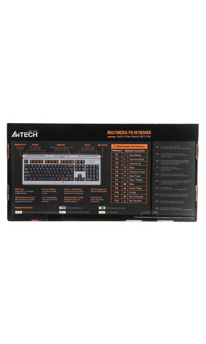 Проводная клавиатура A4Tech KL-7MUU-R Silver