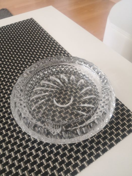 Popielniczka kryształowa średnica 18cm