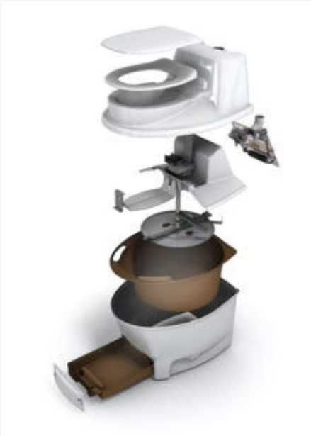 BioLet - Banheiro seco/compost toilet - 65a - Automatic, heated