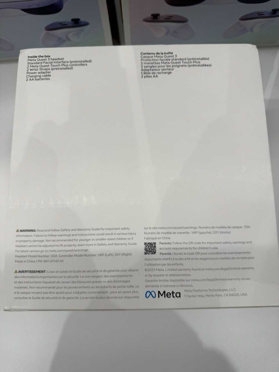 Окуляри віртуальної реальності Meta Quest 3 512GB, НОВІ
