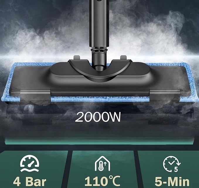 Odkurzacz Myjka parowa AUIFFER CB-08C 28 akcesoriów 1,5 L 2000 W,