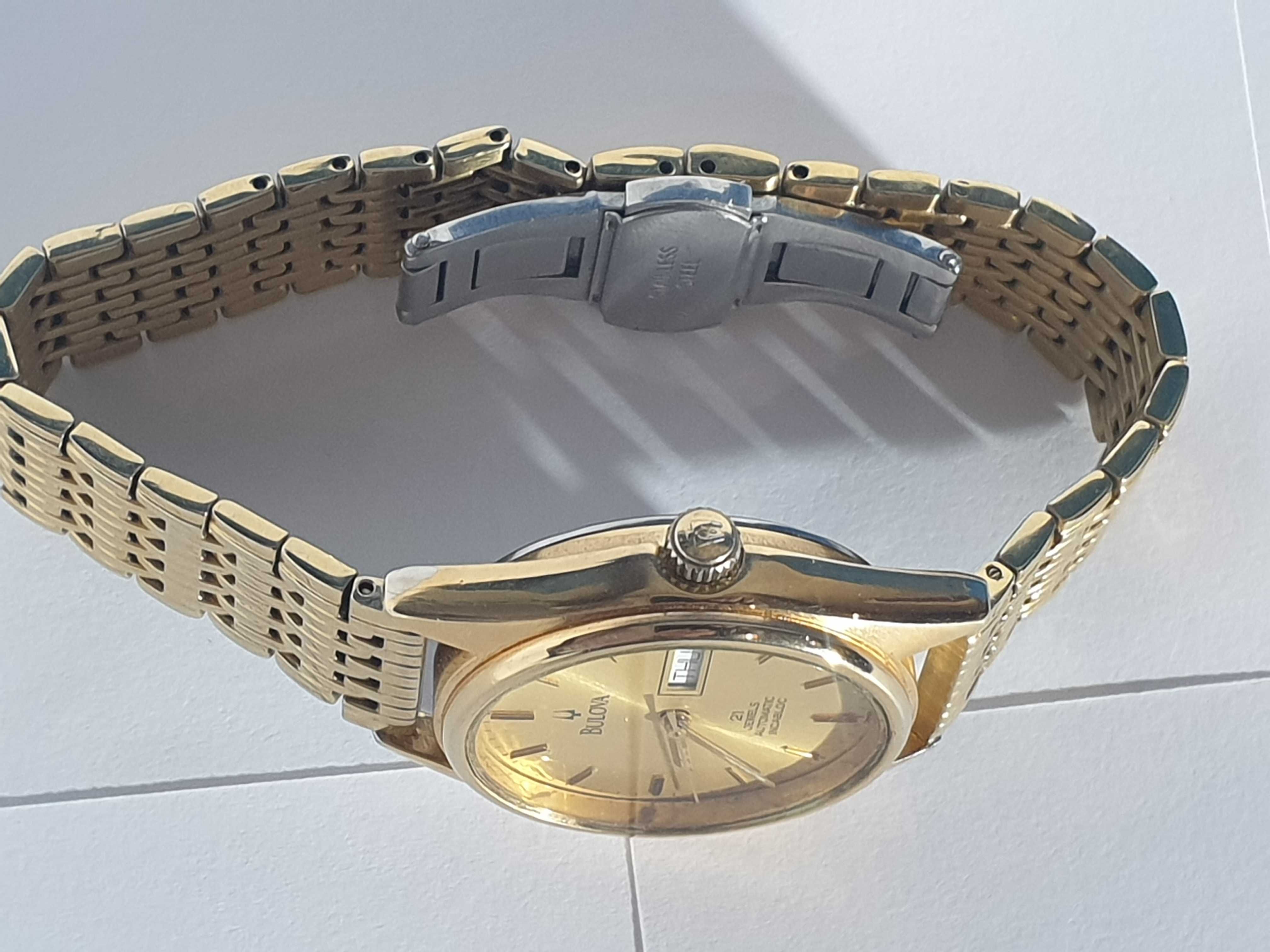 Oryginalny meski zegarek automatyczny Bulova 1D12M vintage