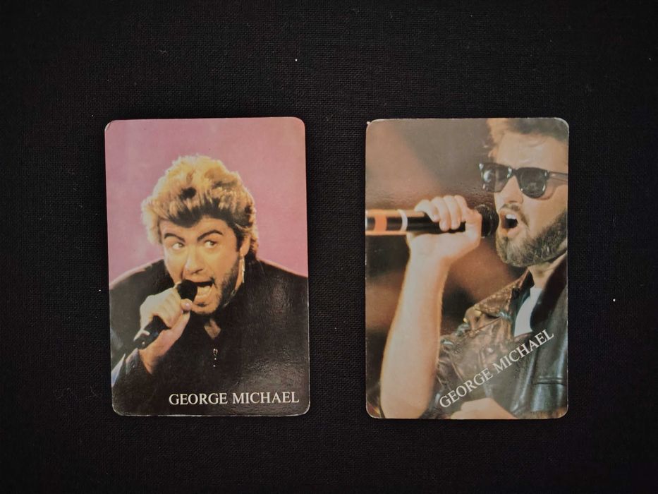 George Michael, Boy George e Rod Stewart - calendários anos 80