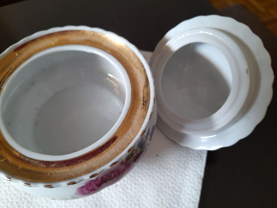 Caixa/pote porcelana