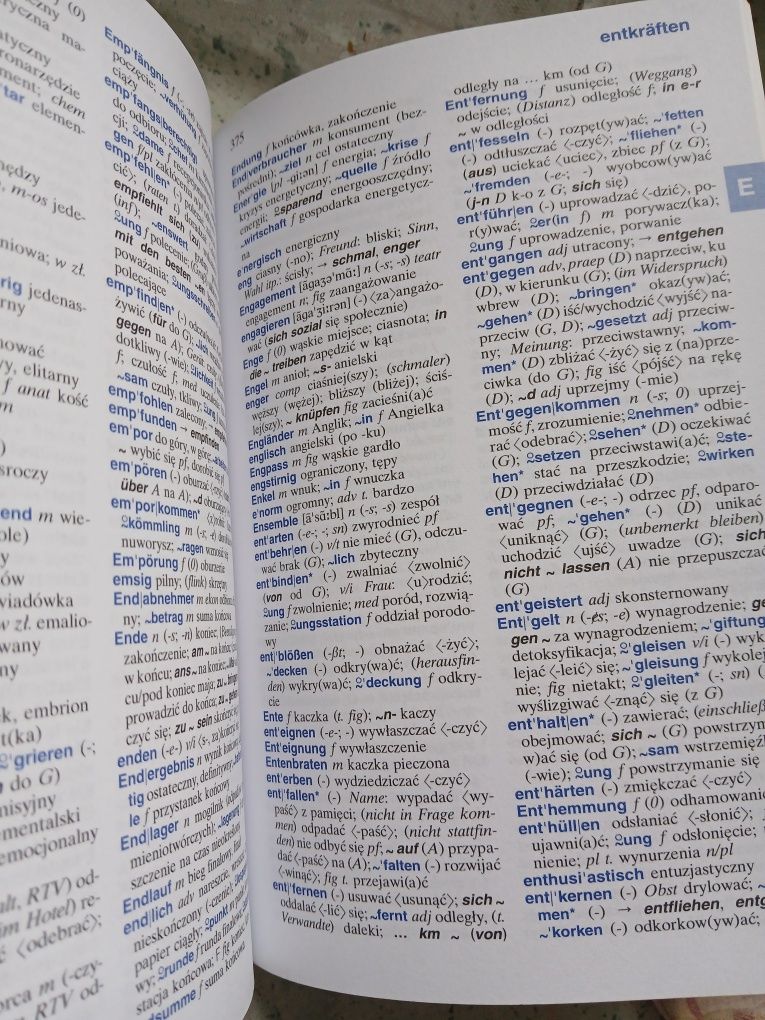 Słownik, duży, polsko -niemiecki, niemiecko-polski