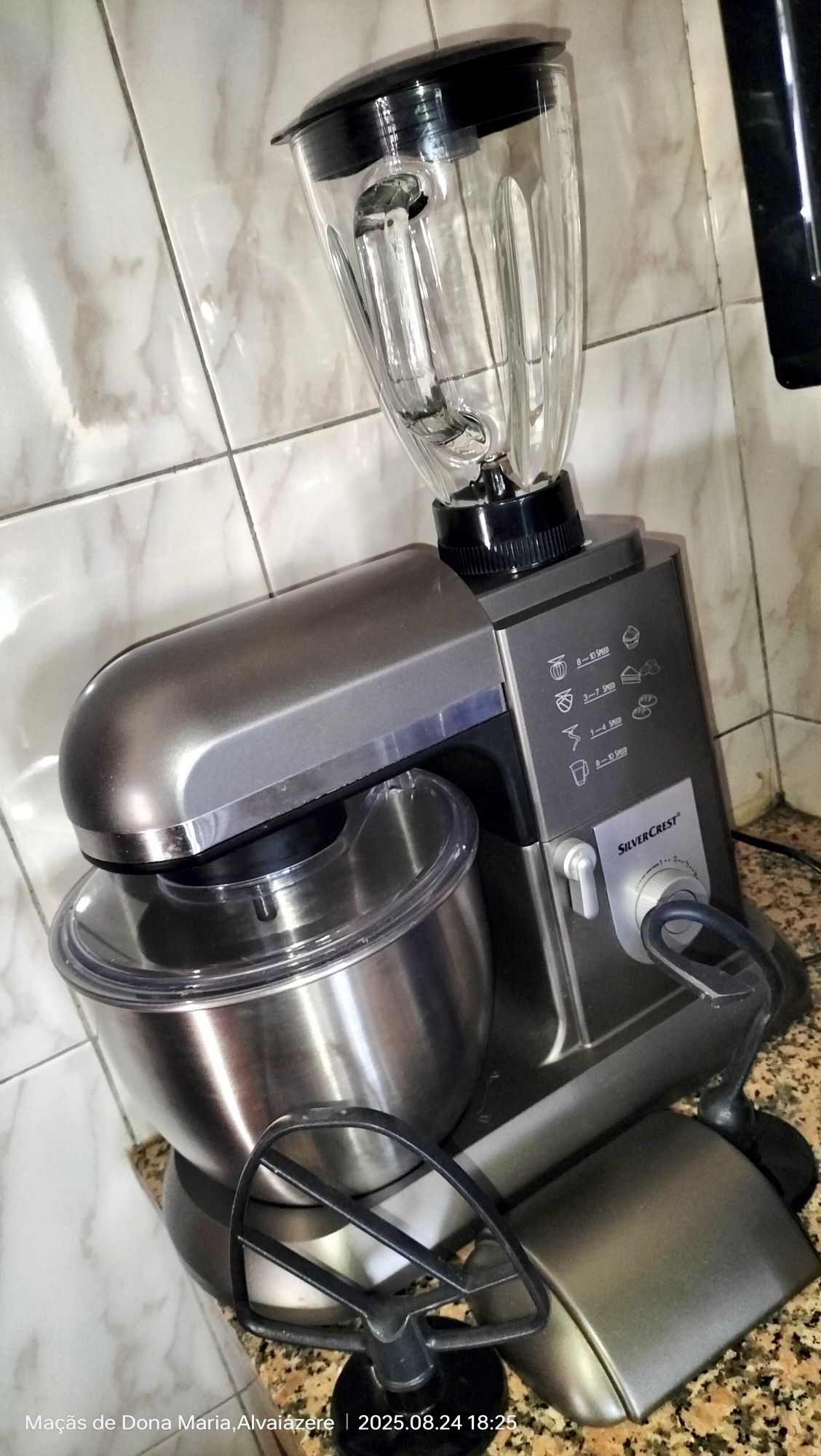 Robot de cozinha  4 em 1 batedeira, liquidificador