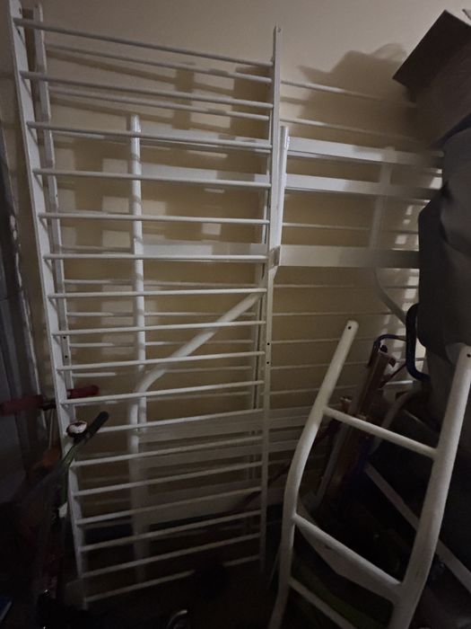 Кровать двухярусная металлическая 140 и 90