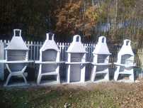 Grill Betonowy zbrojone elementy do naprawy wyroby betonowe słupki