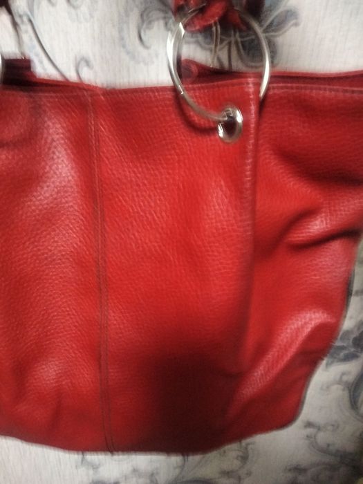 Сумка бордова велика