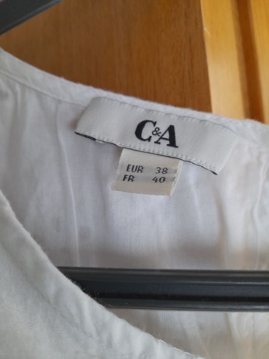 Vestido branco bordado