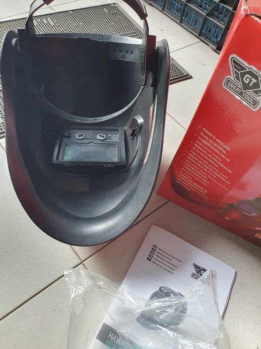 Capacete máscara de soldadura
