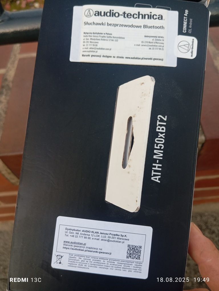 Słuchawki Audio Technika Ath-m50