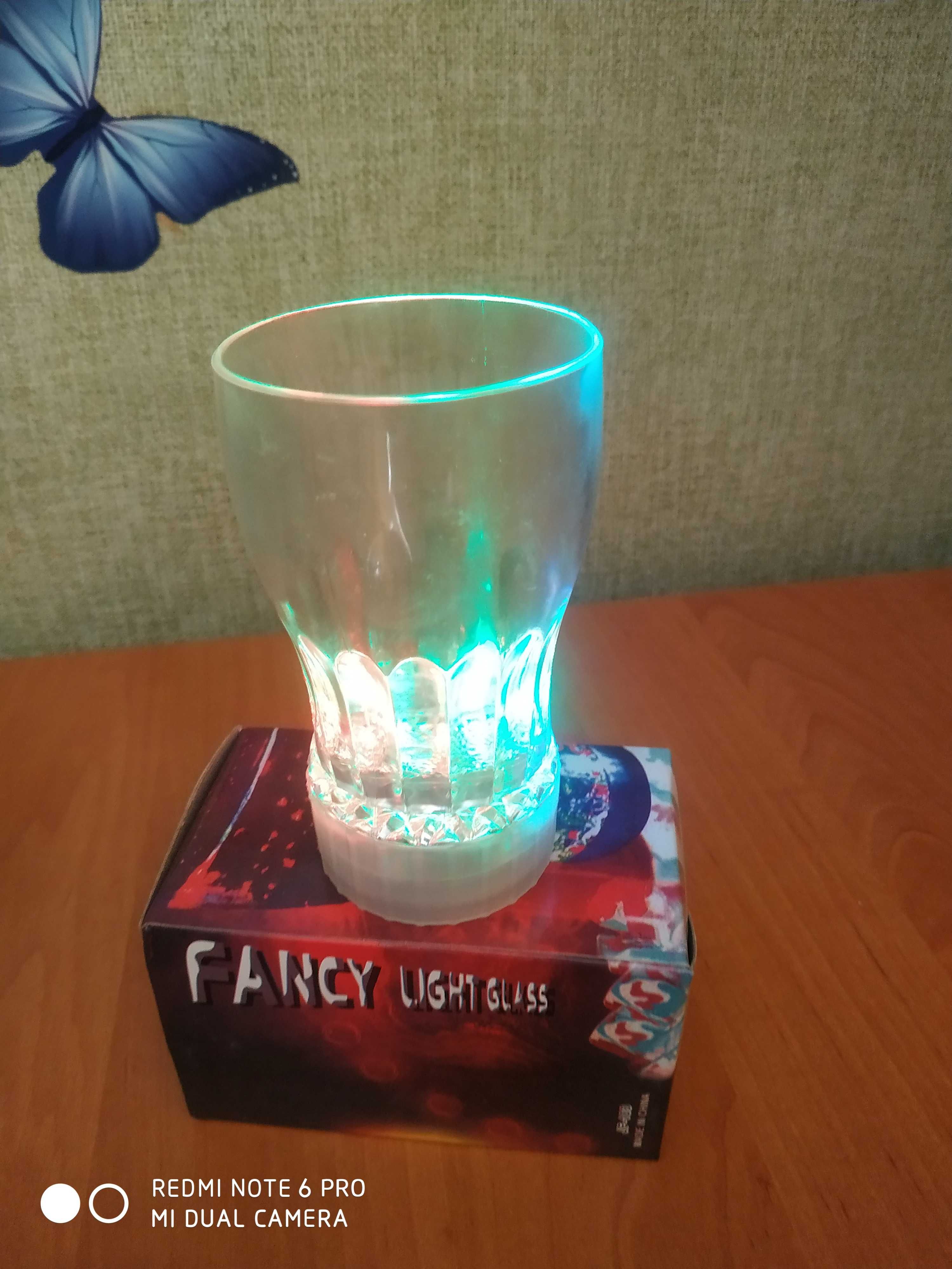 Светящийся стакан для коктейлей Fancy Light Glass