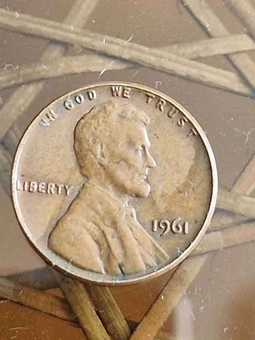 Moeda One cent united states of America de 1961