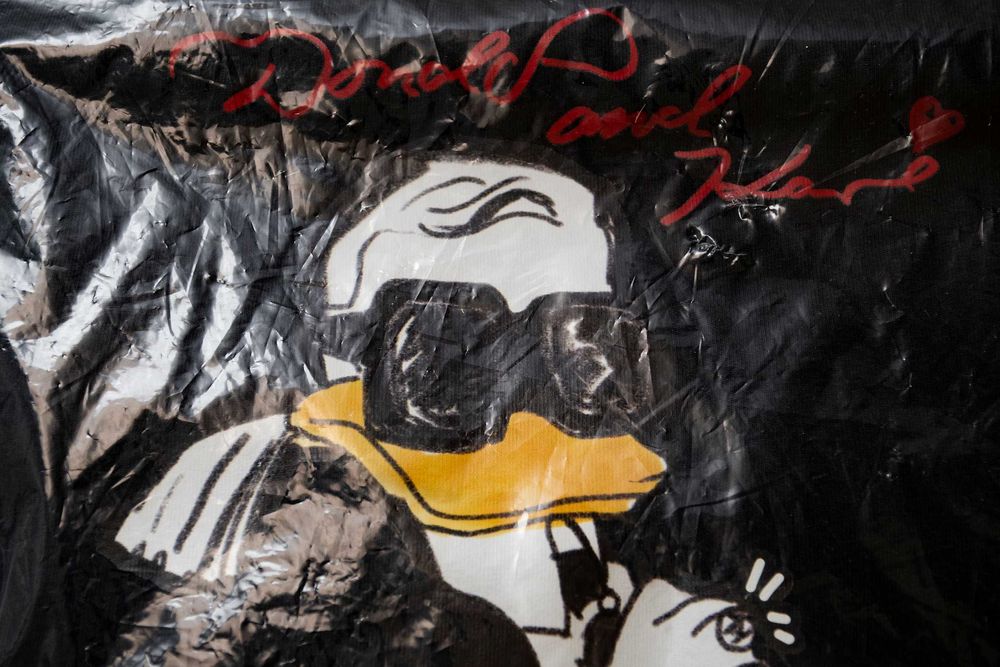 Karl Lagerfeld x Disney – Piżama męska Kaczor Donald Duck NOWA Folia