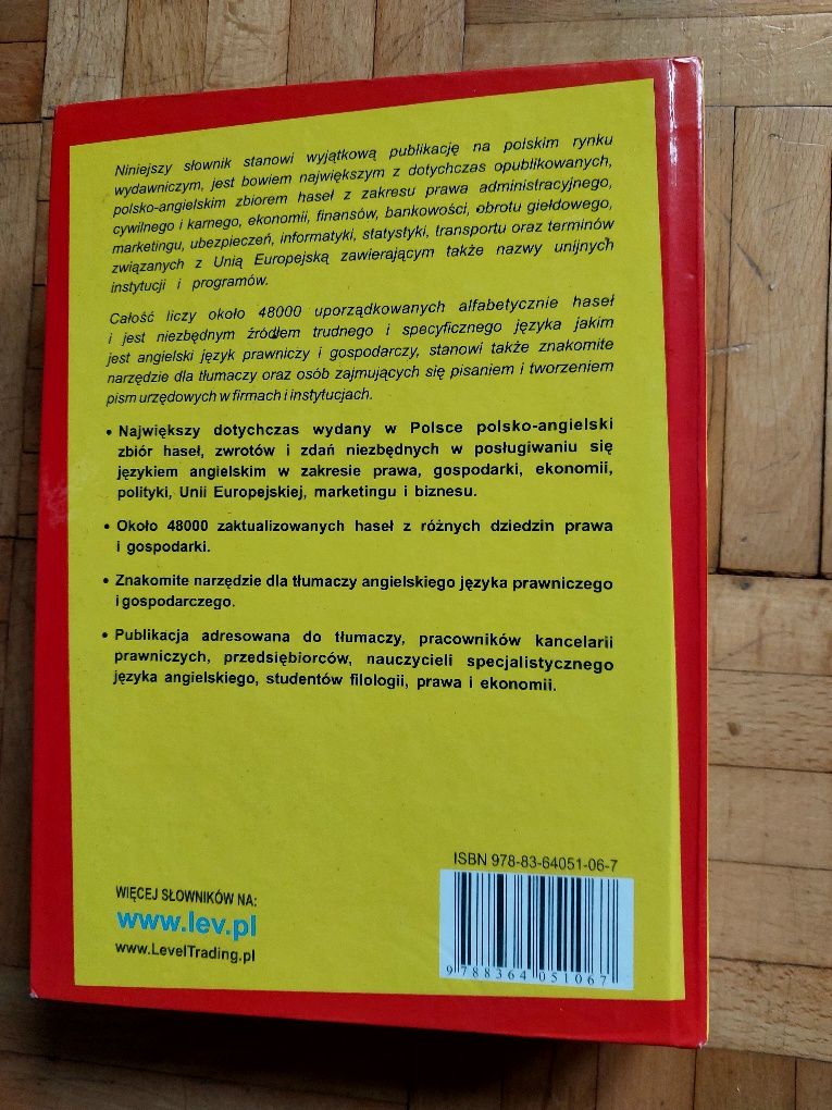 Słownik prawniczy i ekonomiczny angielsko polski