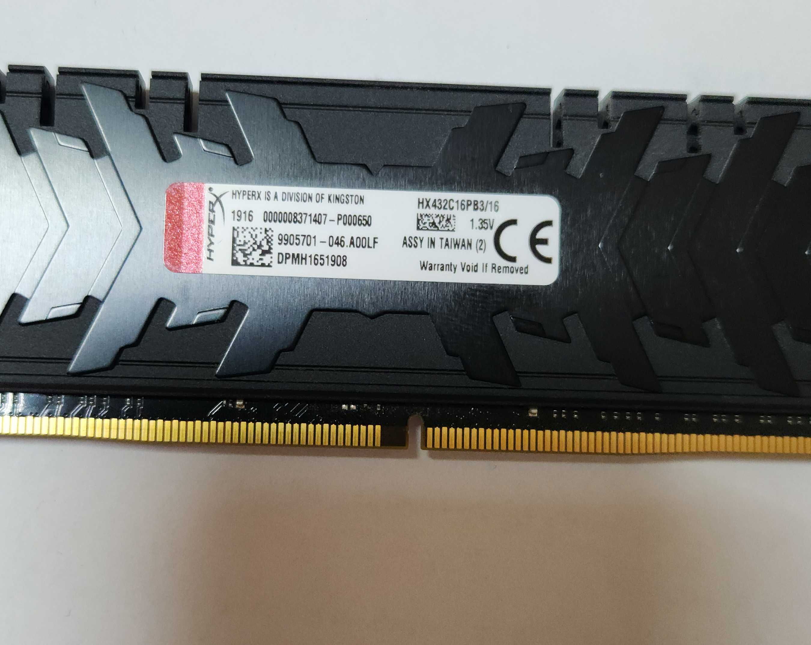 DDR4 16 Gb 3200 Mhz Kingston HyperX predator